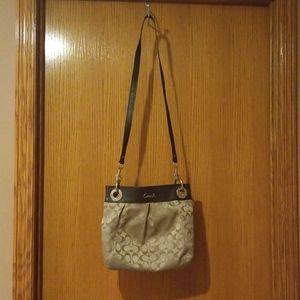 Coach signature crossbody purse